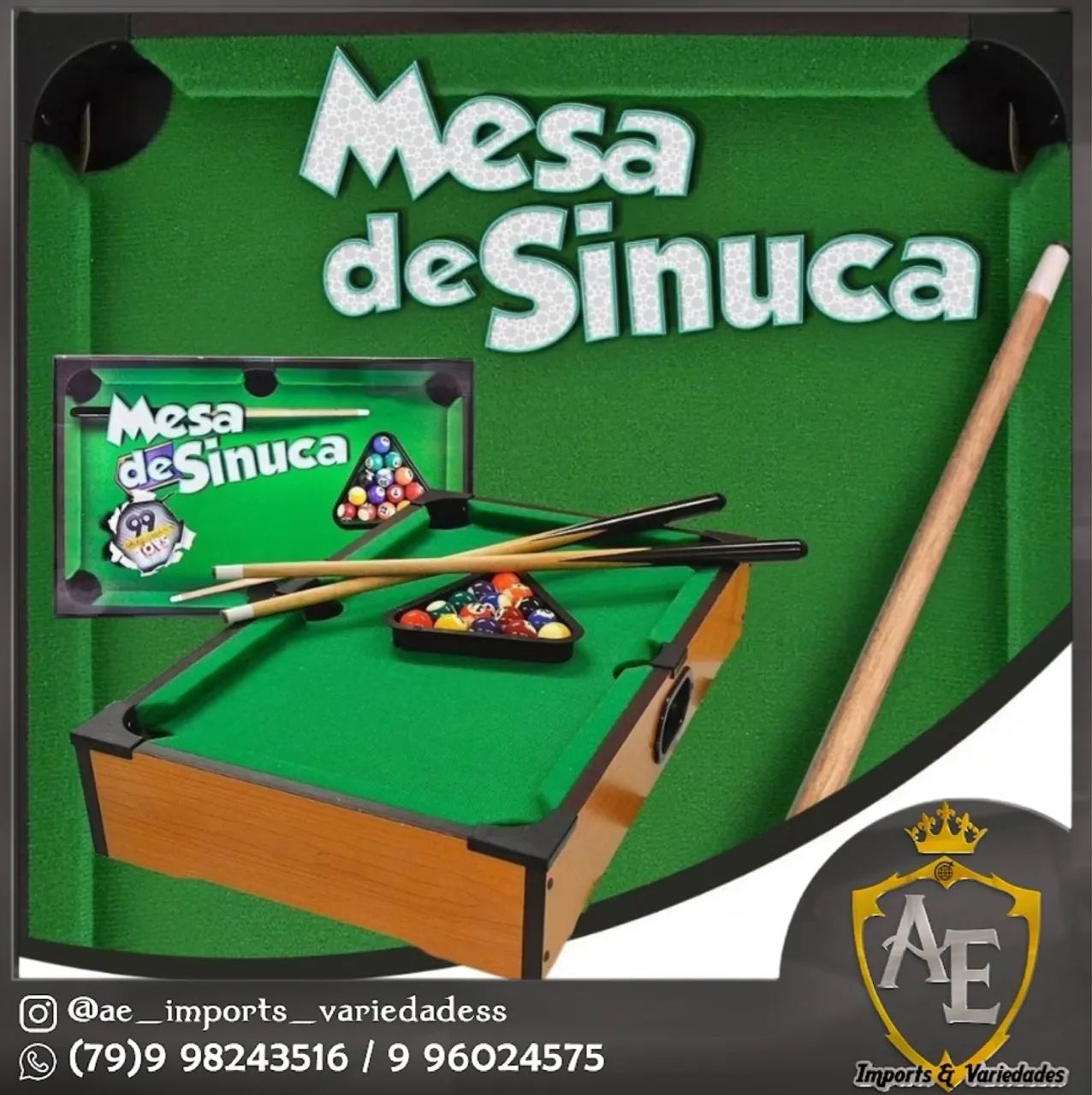 Mesa de Sinuca Infantil - Diversão Garantida!