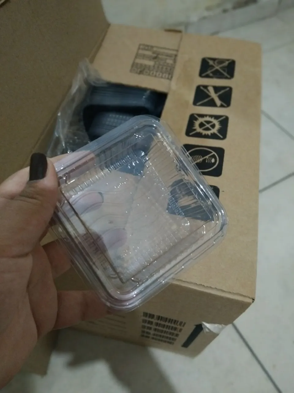 Caixinhas descartáveis