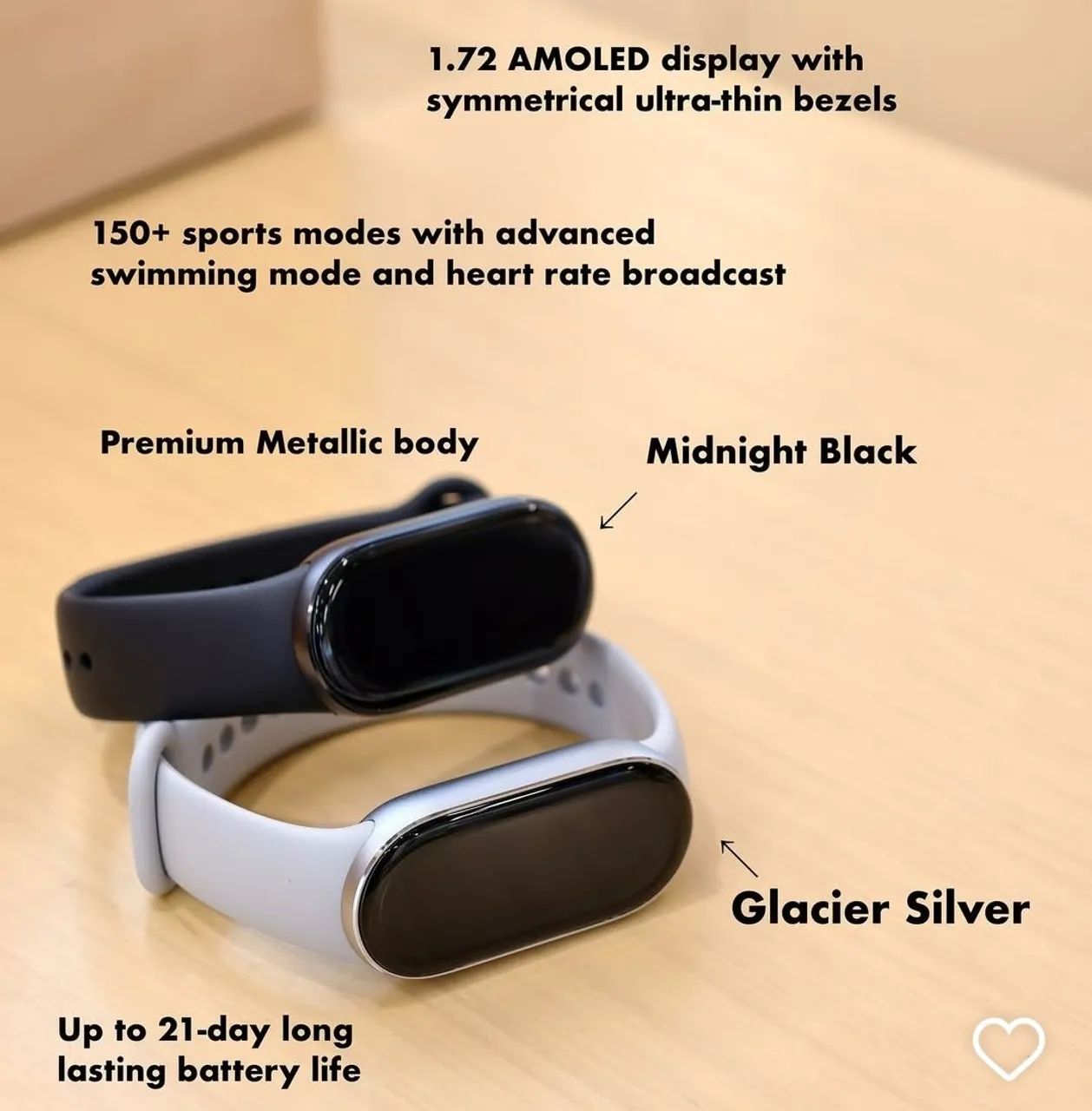 Xiaomi Smart Band 10 - Diversas Cores - Foto 3