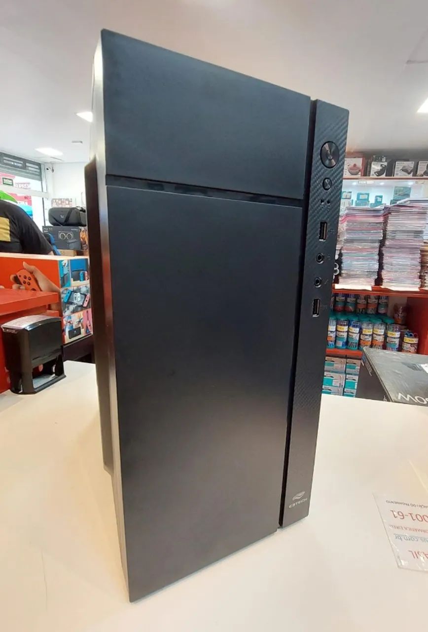 pc completo monitor 19p  4 gb memoria ssd 128 gb teclado e mouse zero 