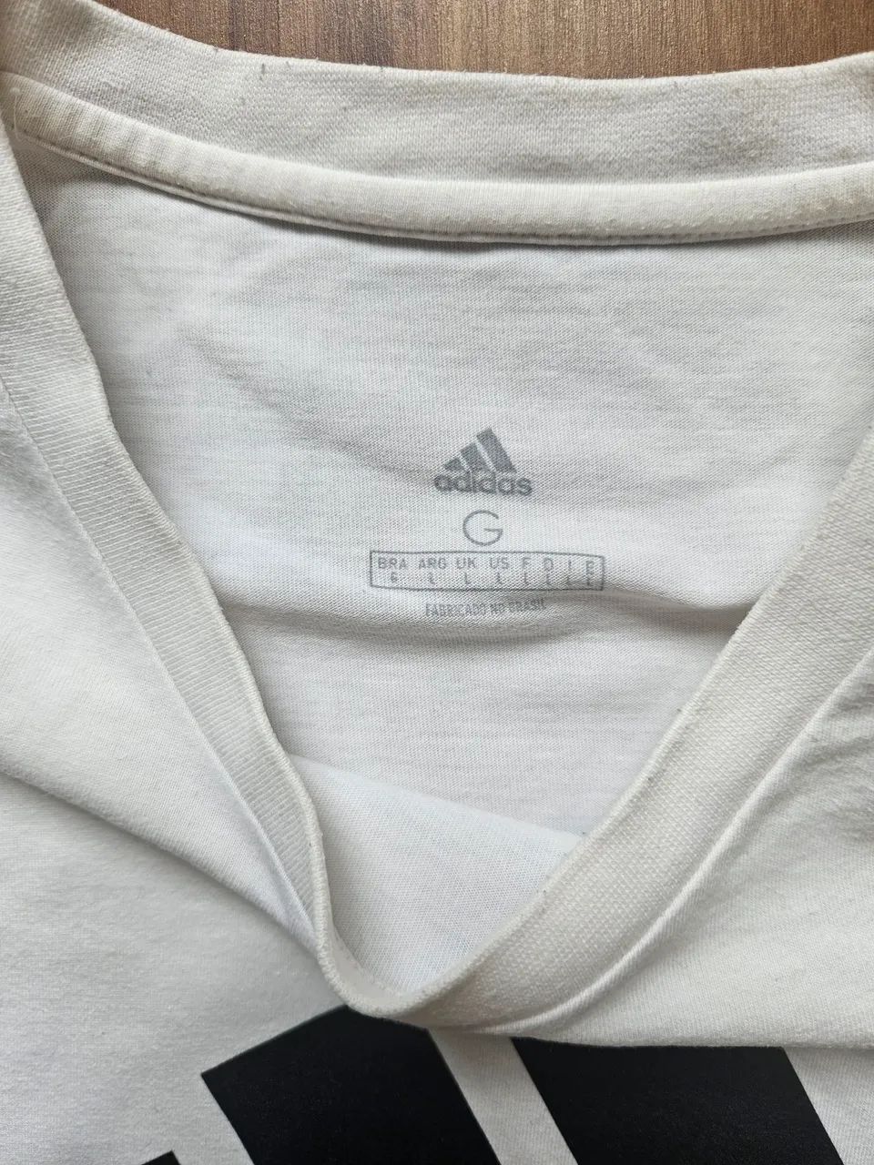 Camiseta Adidas Original - Branca com Logo - Foto 3
