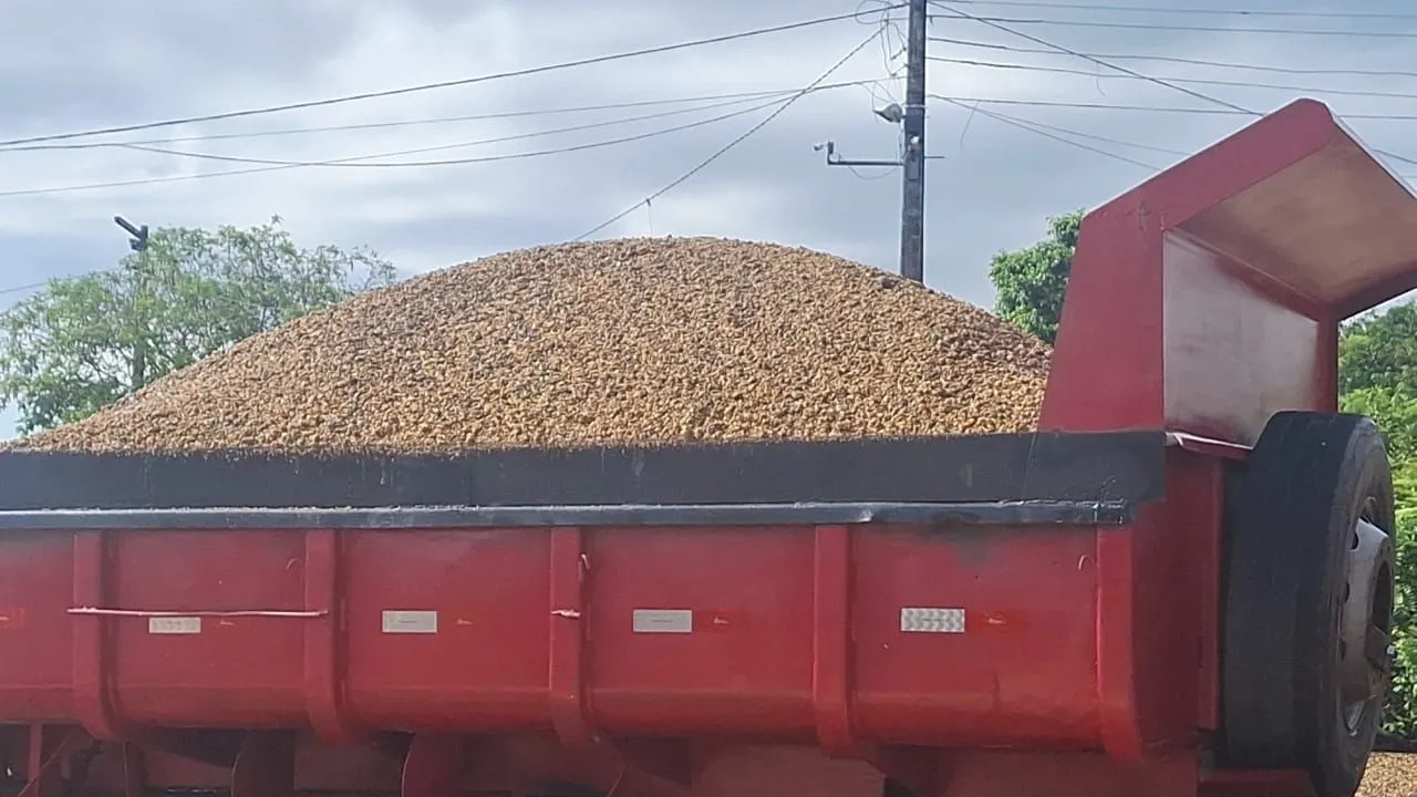 Tijolo areia e seixo