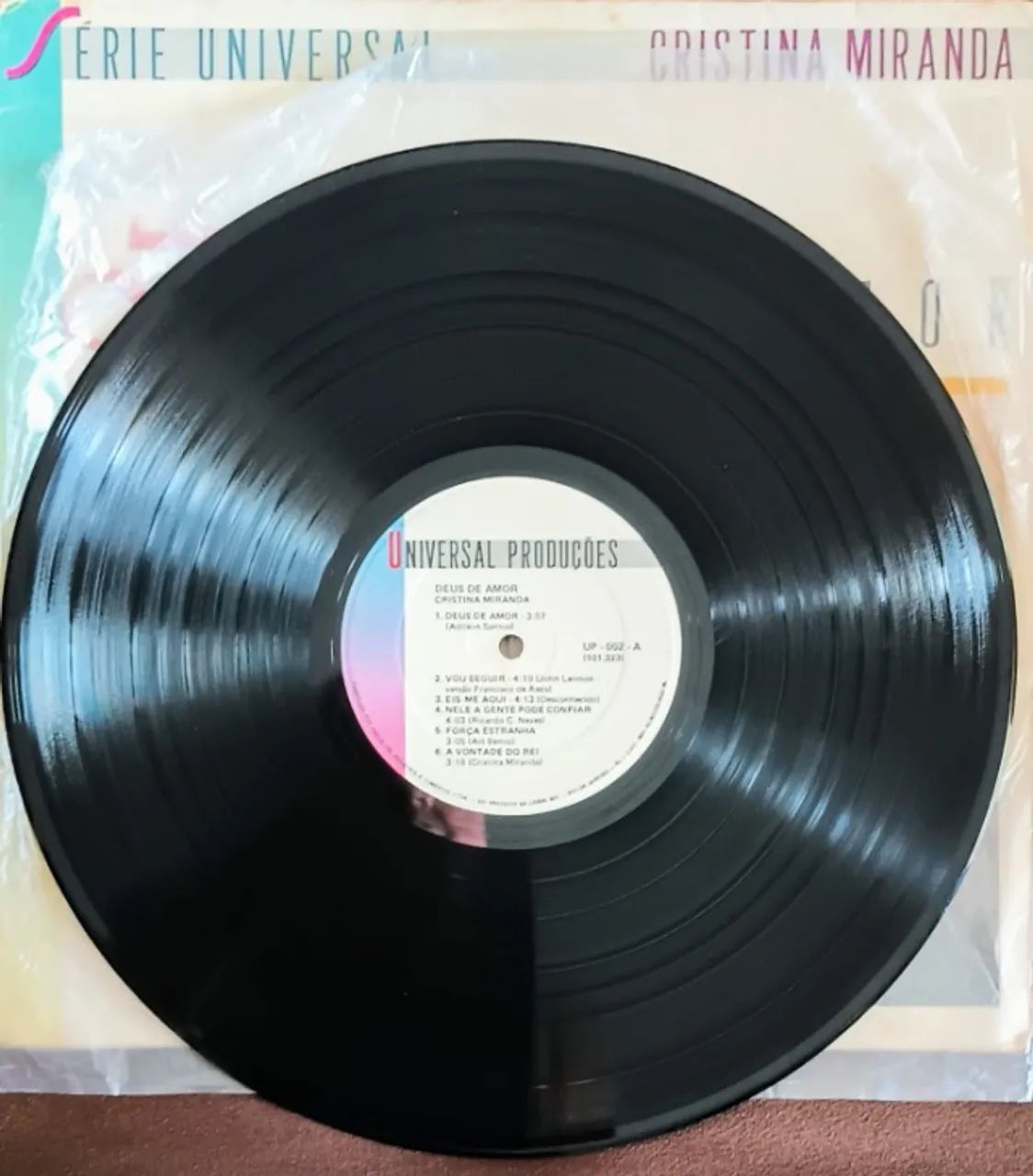 Lp Disco de Vinil Gospel Evangélico Cristina Miranda - Deus de Amor - Foto 3