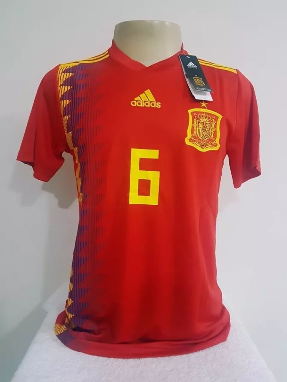 Espanha Seleção Camisa Personalizada Última Peça