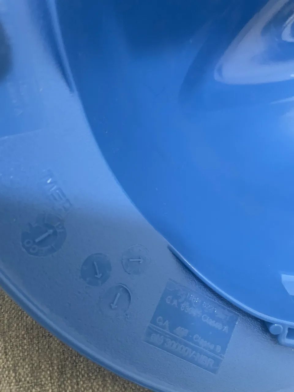 Capacete de Segurança MSA - azul - Foto 2