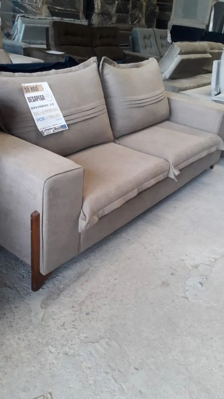 Sofá Essenza Living 4 Lugares (2,30m)