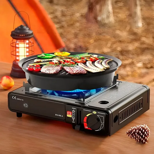 Mini Fogareiro A Gás Portátil Multiuso Acampamento