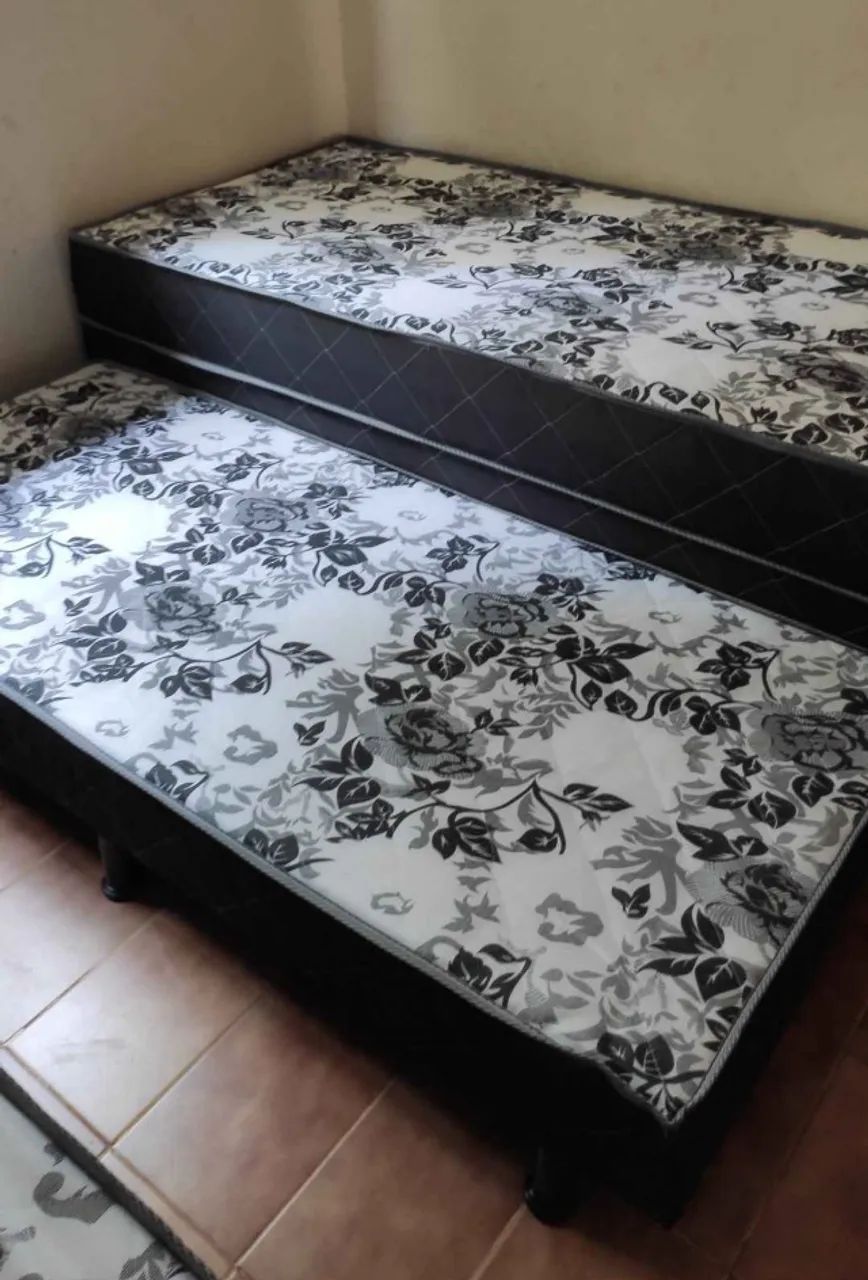 Cama box com auxiliar Brinde 