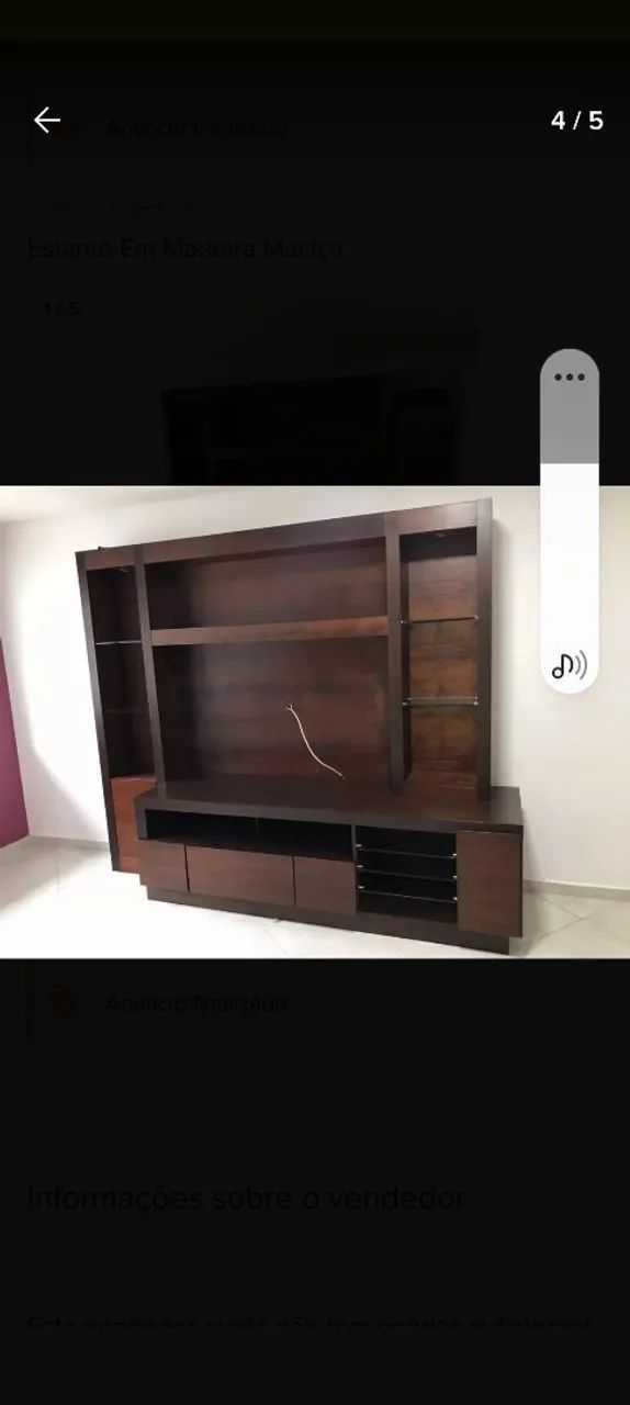 Rack para TV,  bastante espaço  e compartimento   - Foto 5