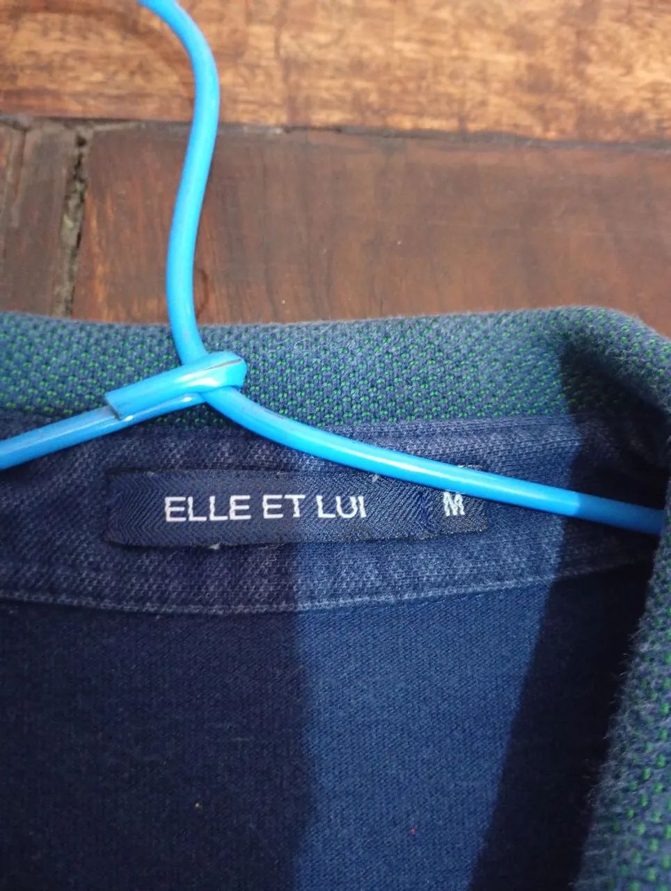 Camisa Polo ELLE ET LUI.    M azul - Foto 4