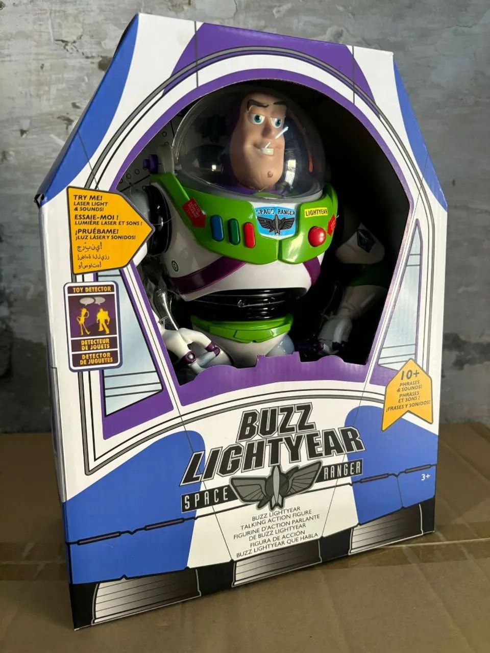 Boneco toy story buzz Lightyear  32cm Raríssimo Novo - Foto 4