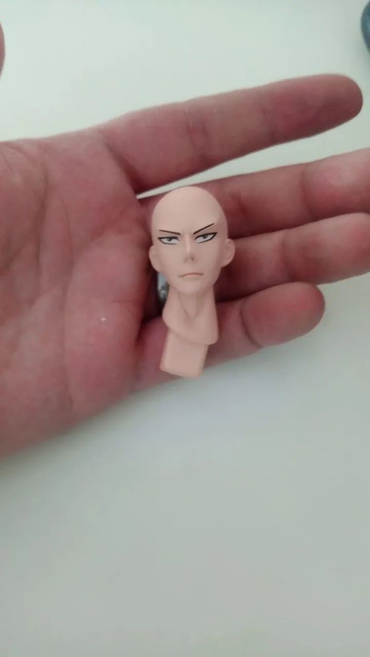 Estatua boneco Saitama One Punch Man Puriko Studios - Foto 4