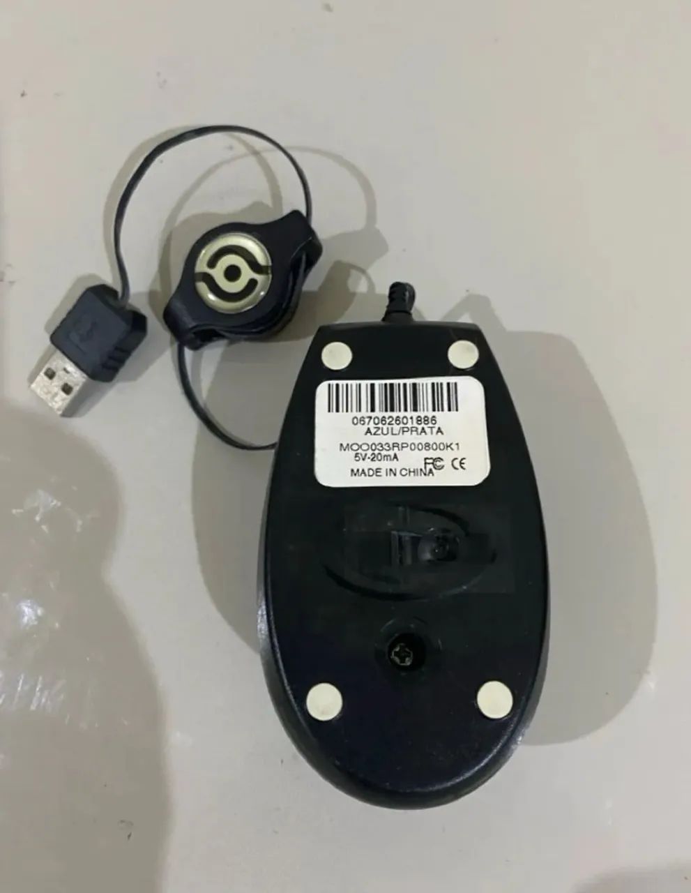 Mouse com fio retrátil - Foto 3