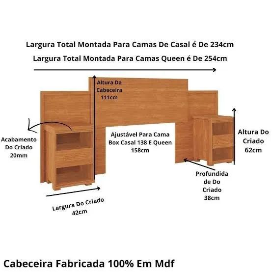 CABECEIRA DINAMARCA - BARRETO - Foto 5