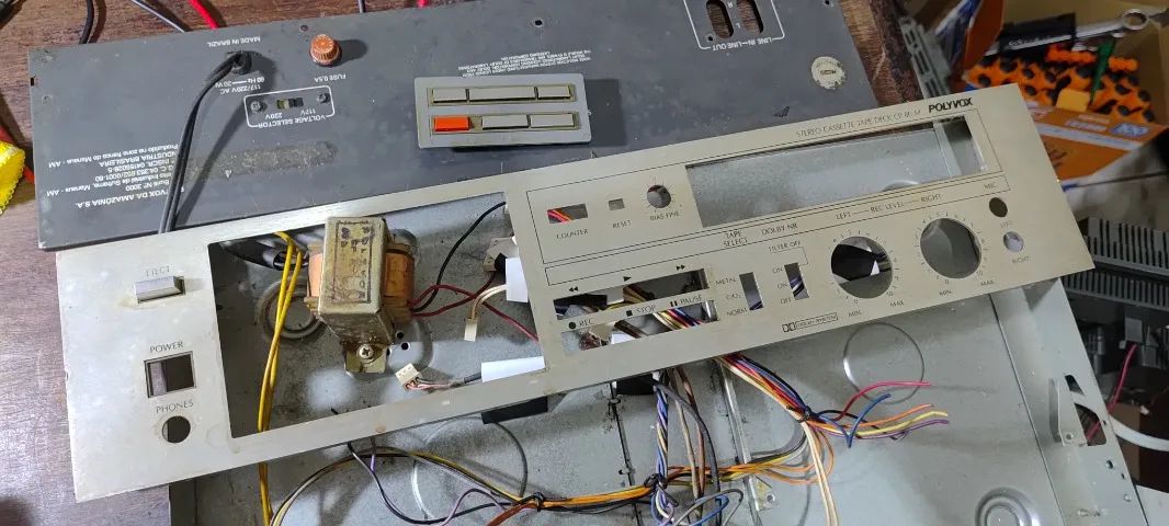 Tape Deck Polyvos CP-1900 M peças avulsas. - Foto 4