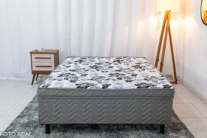 Cama Box Casal Dackar Ortopédica 138x188x52 Orthoside-Produto Novo Entrega Rápida