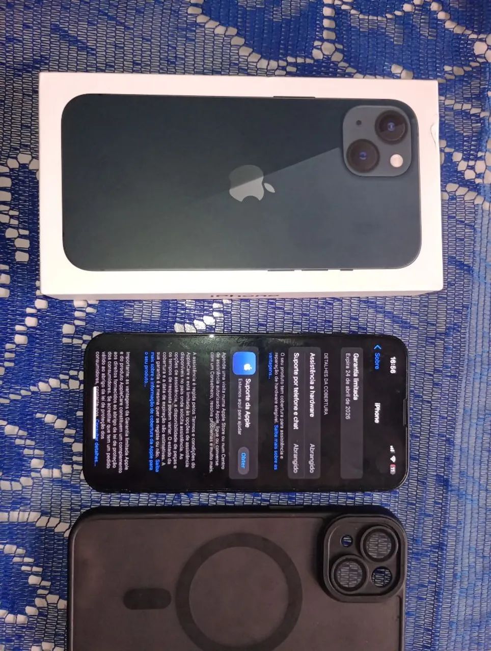 Iphone 13 NOVO com garantia da apple(100% de bateria)