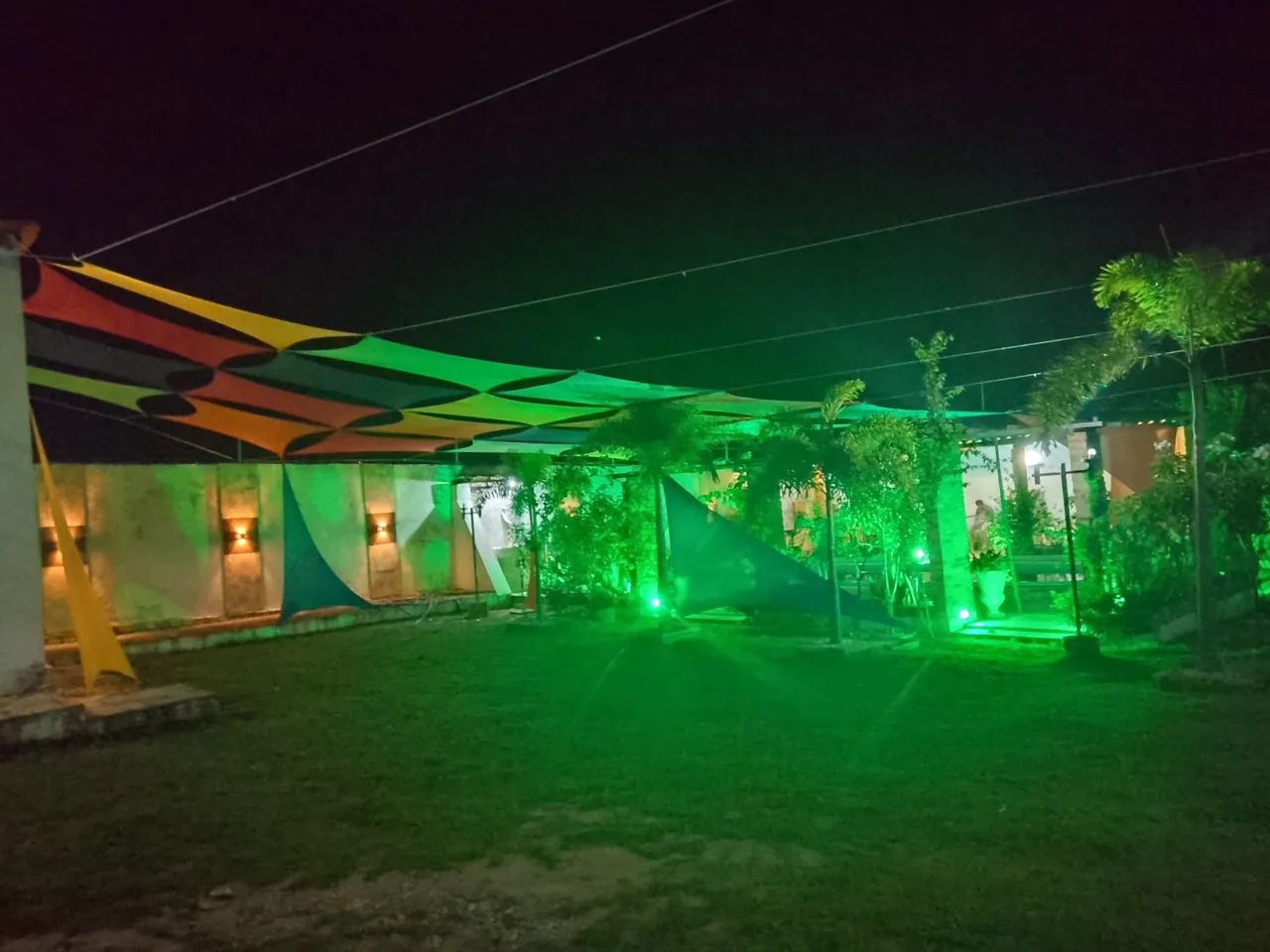 Mosaico de malhas tensionadas para decoração de eventos  - Foto 3