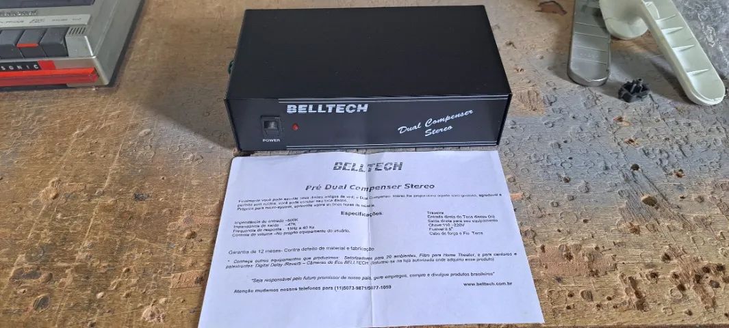 equalizador belltech dual compenser stereo
