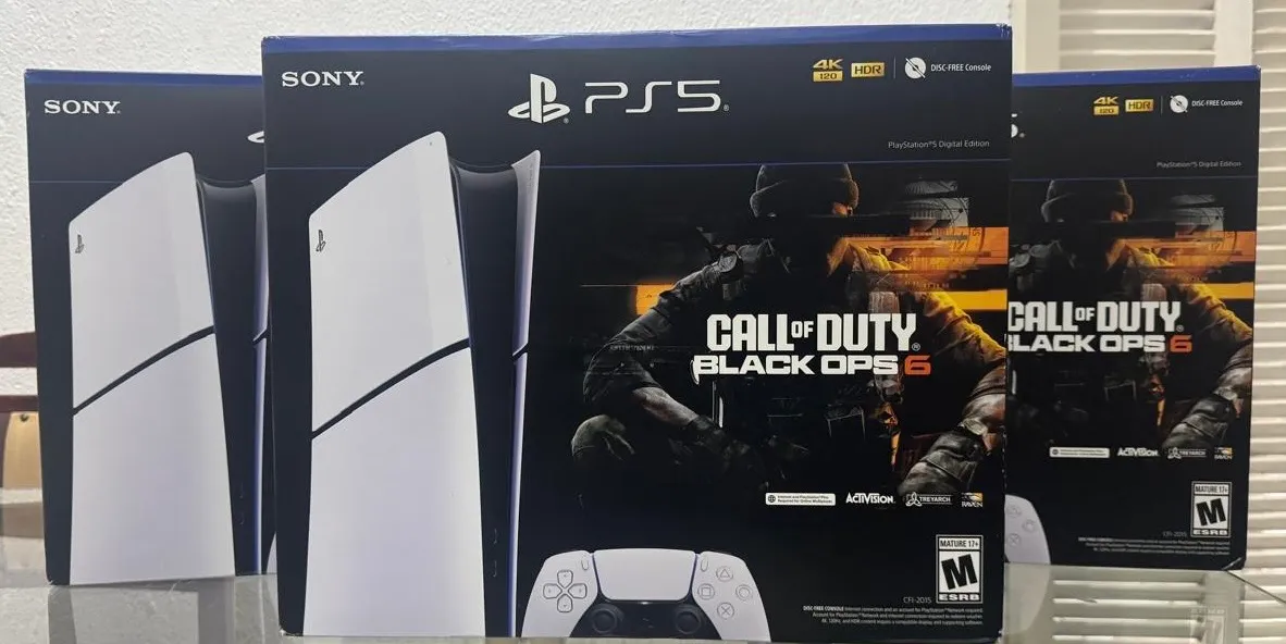 PlayStation 5 slim 1tb com jogo BO6