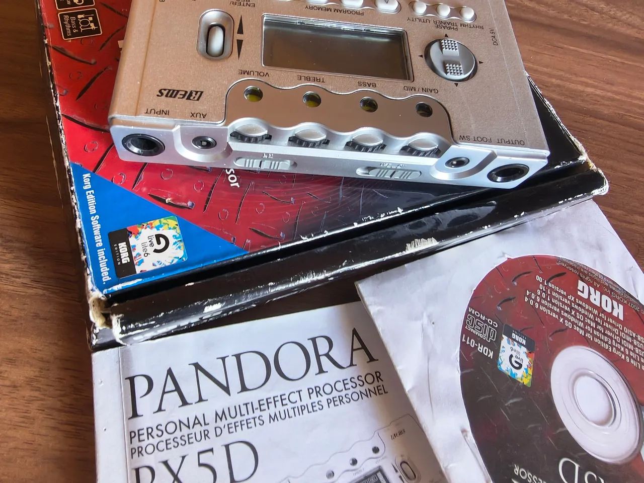 Korg Pandora PX5D-guitarra/baixo, raridade!!! - Instrumentos