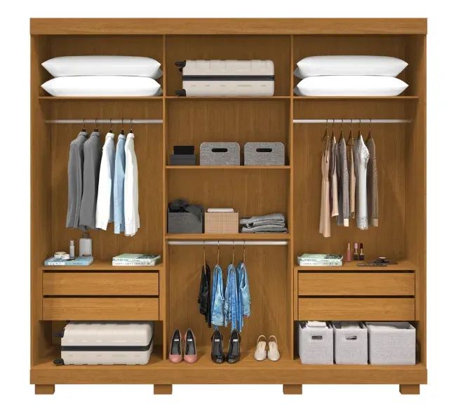 Guarda Roupas Portas de Correr 100% MDF Zara - Foto 5