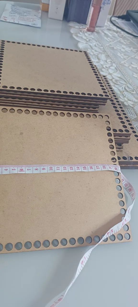 DECORAÇÃO Base em MDF 3M QUADRADA 3 TAMANHOS  - Foto 2