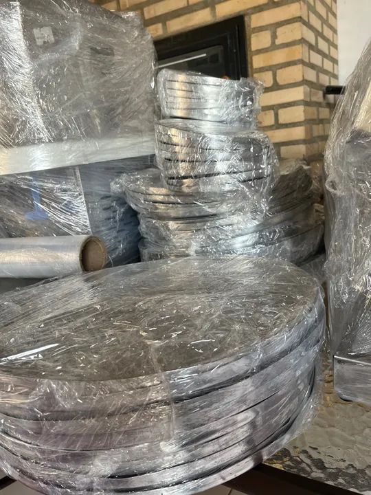 Conjunto de Formas para Pizza em Aço Inox