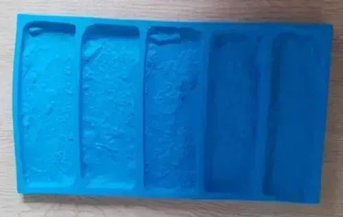 Forma de Tijolinhos Rústico de Gesso 