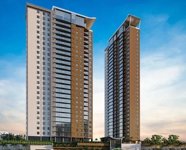 Apto 3/4 sendo 3 suítes no Condomínio Gemini de 93 m² com 2 vagas por 760.000