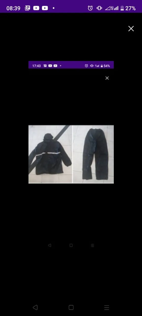 Conjunto Impermeável Preto