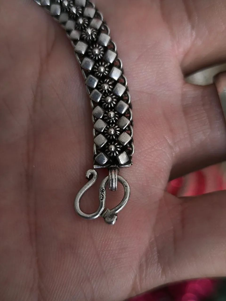 Pulseira de prata indiana, peça única - Foto 3