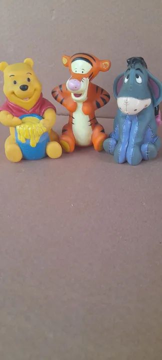 Bonecos Winnie the Pooh, Tigrão e Eeyore - Foto 3