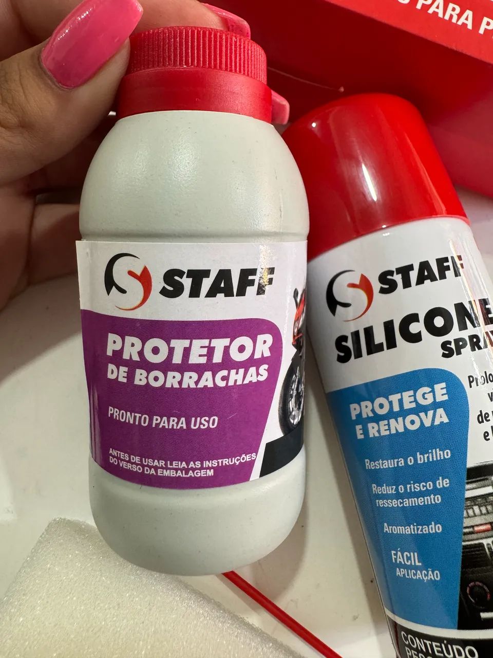 Kit revisão Staff - Silicone e Protetor de borracha  - Foto 5