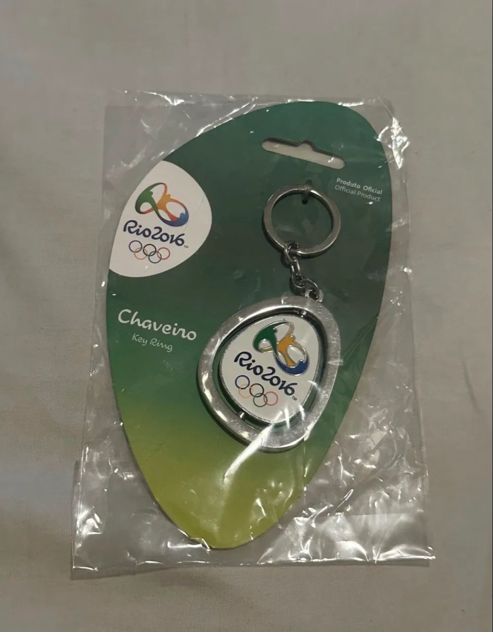 chaveiro rio 2016 olimpíadas - oficial (com selo de autenticidade)