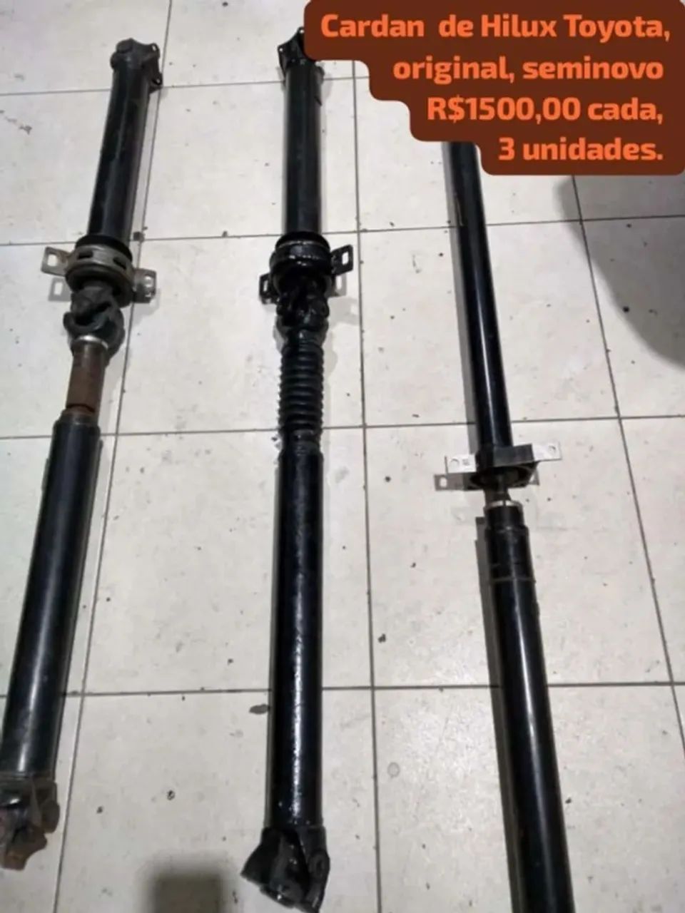 VENDO CARDAN ORIGINAL TOYOTA HILUX - SEMINOVO (Aceitamos Cartões 3x ou 5%  no dinheiro). - Peças para carros, vans e utilitários - Flamengo, Contagem  1461235441 | OLX