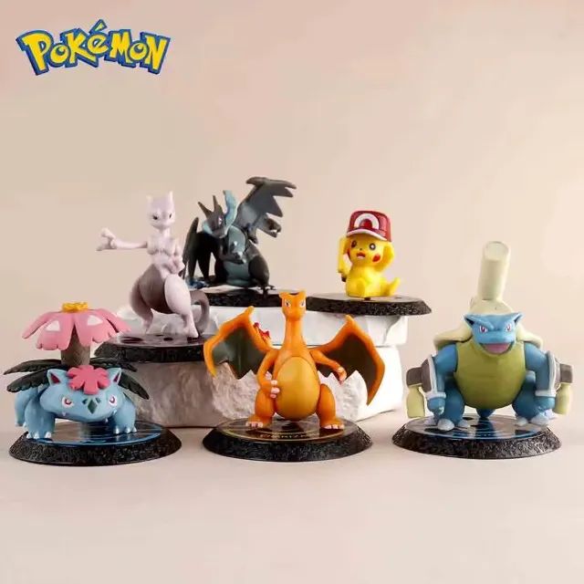 Kit 6 Bonecos Pokémon Action Figure