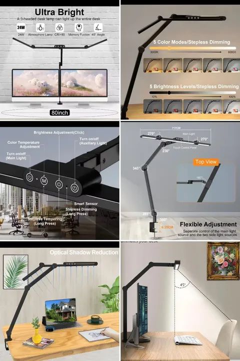 LUMINÁRIA barra LED - mesa monitor - Foto 4