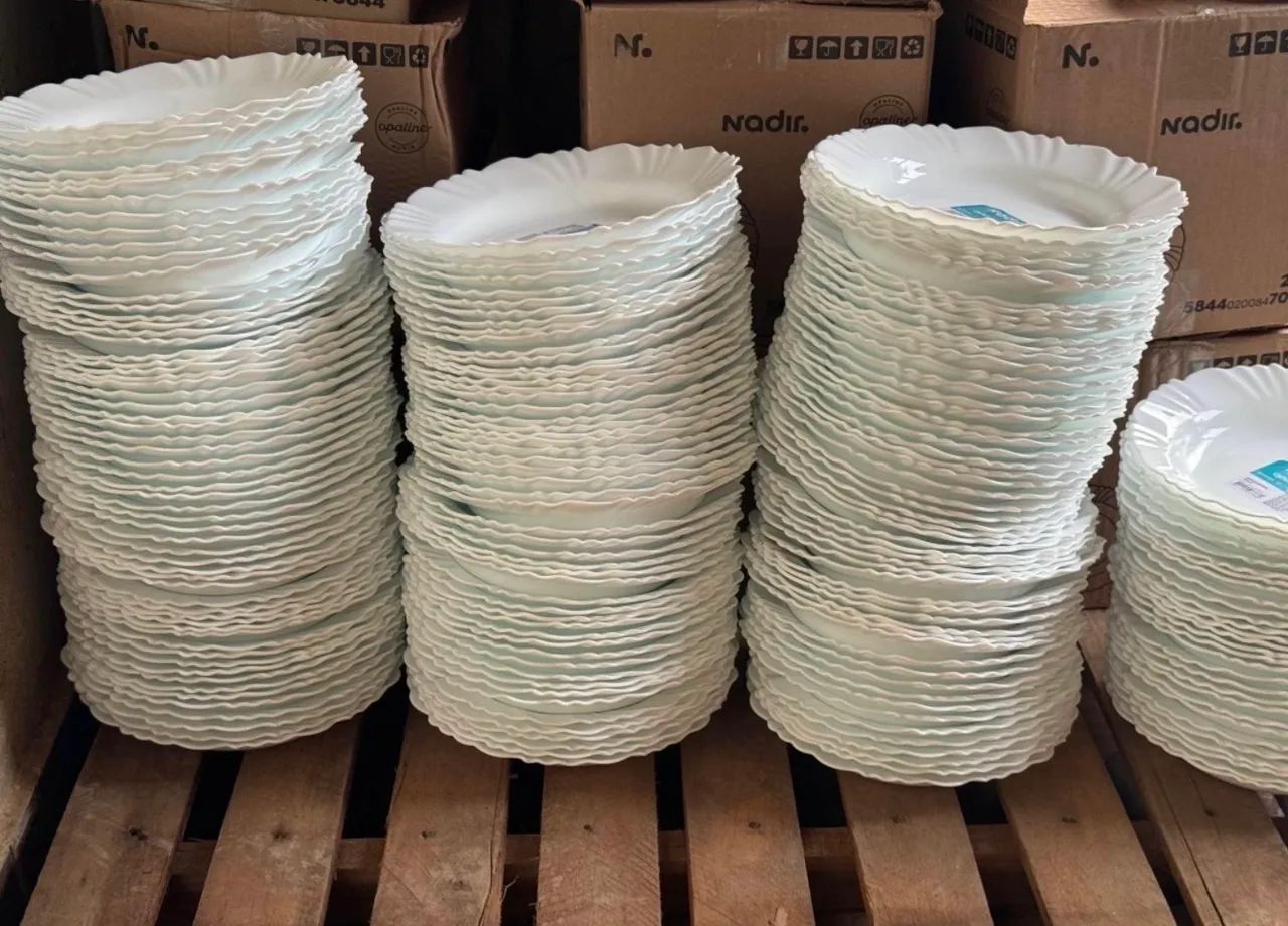 Jogo 6 pratos fundos Nadir  BARATOS - Foto 2