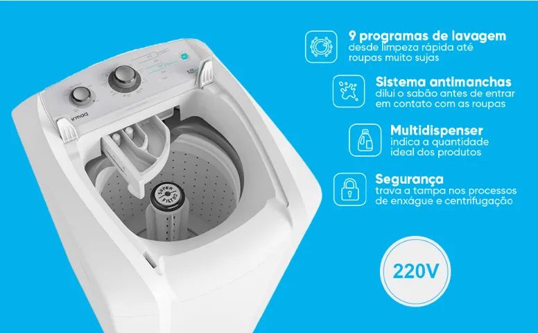 Lavadora 12kg Colormaq Lca12 - 120001986 - Foto 4