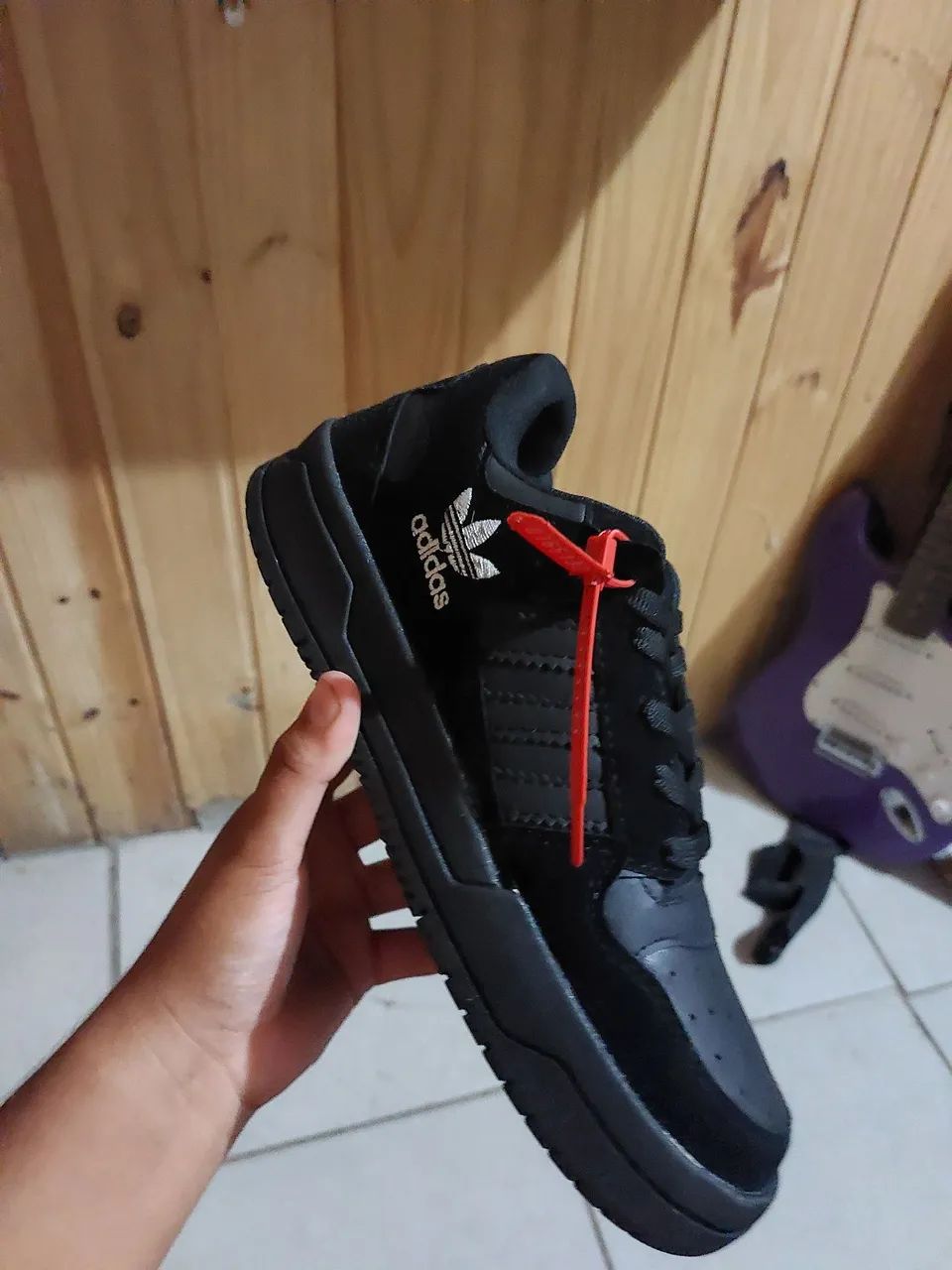 Tênis Masculino Preto adidas - Foto 2
