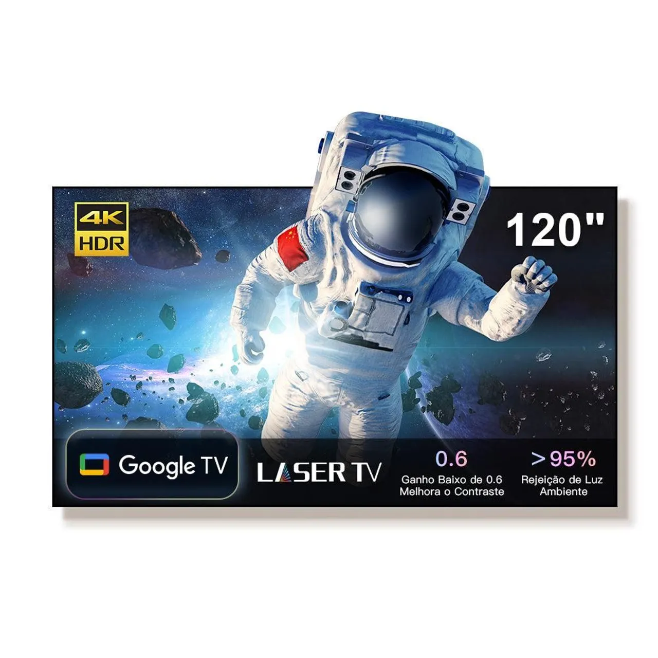 Tela ALR 120" nothing projector