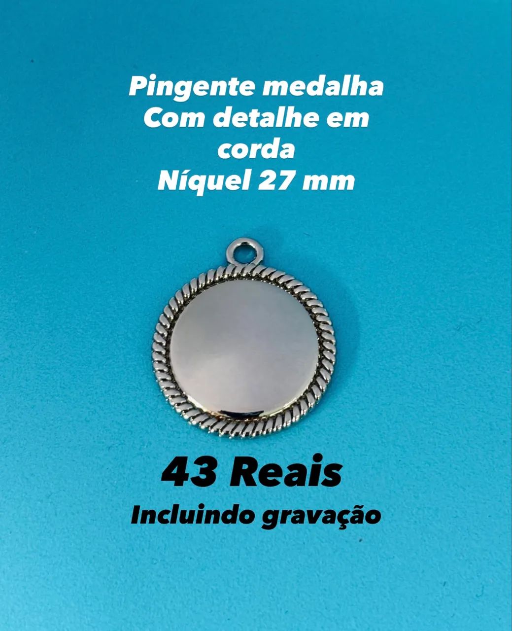 Gravação à laser + aço e semijoias e impressão em 3D - Foto 2