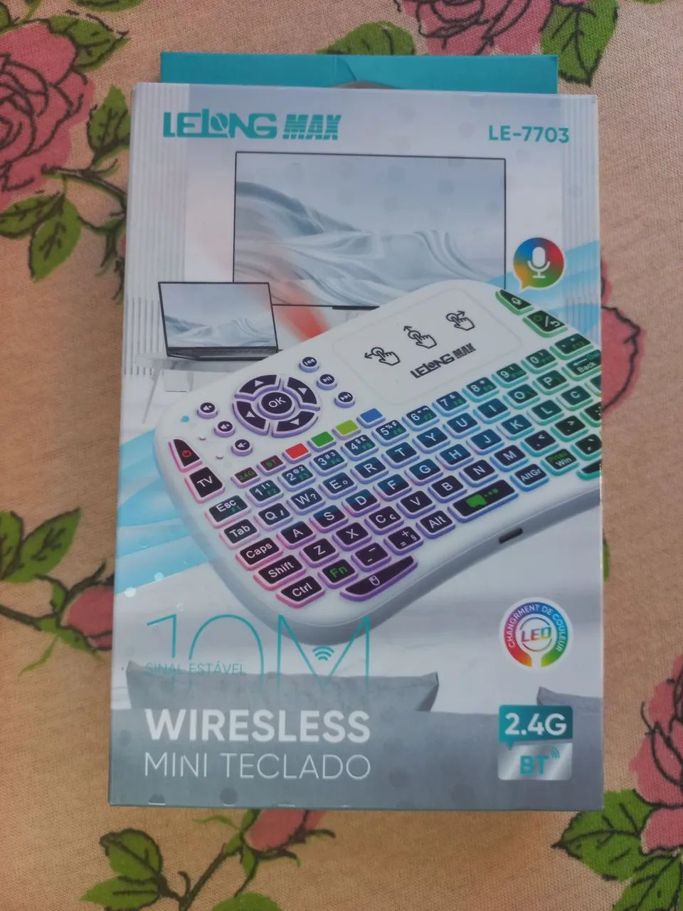 Mini Teclado Wireless Lelong Max LE-7703