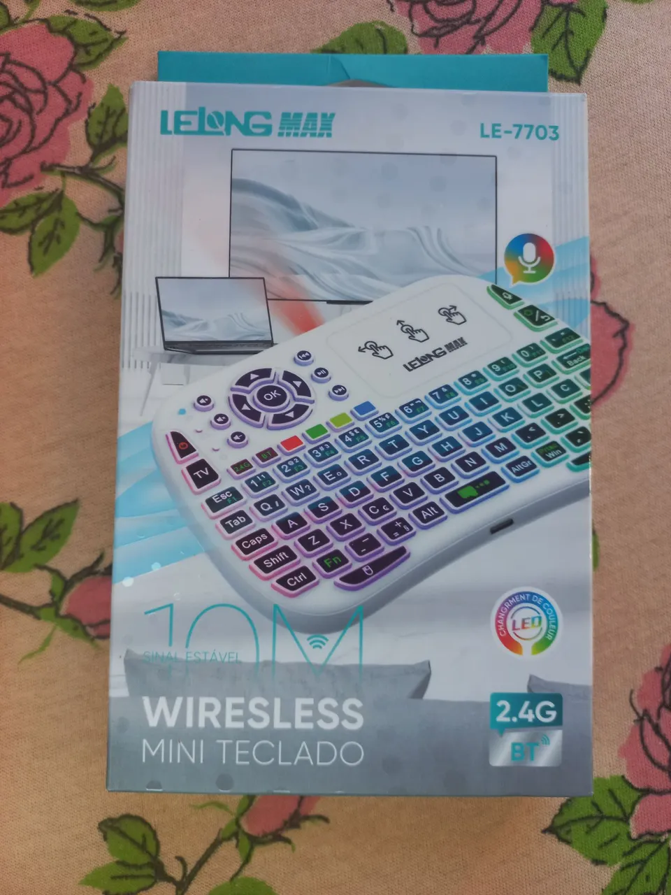Mini Teclado Wireless Lelong Max LE-7703