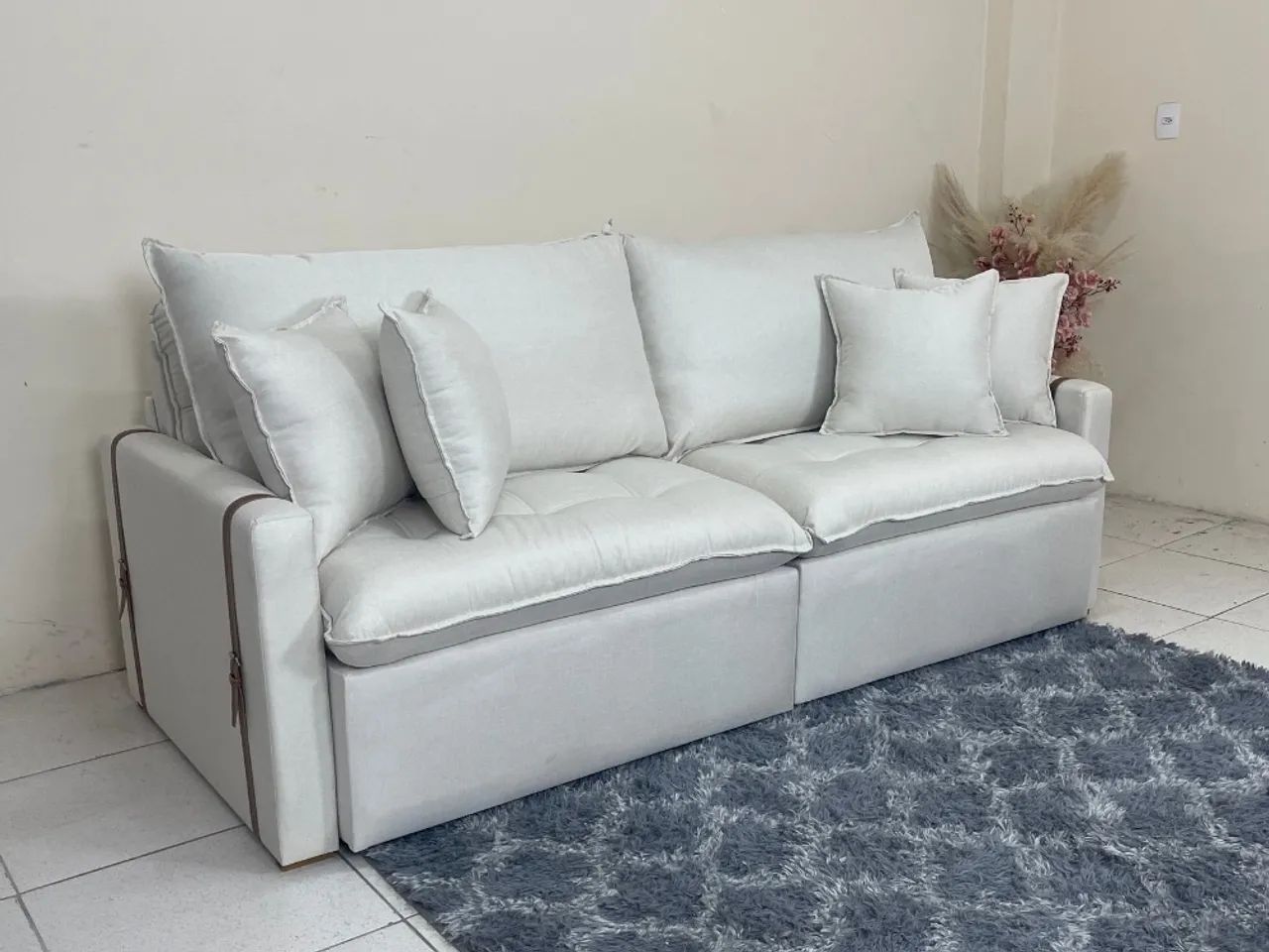 Sofá Cama/Retrátil Genova 2.20m - Receba Amanhã  - Foto 5