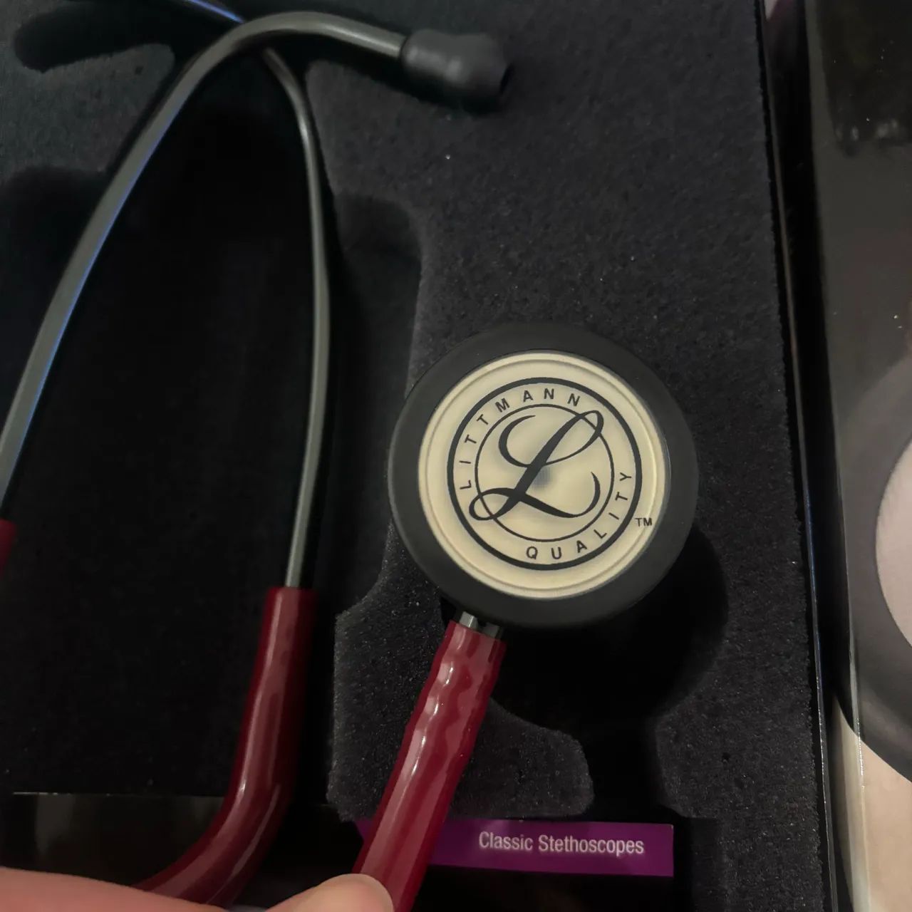 Estetoscópio Classic III Vinho Champagne - 3M LITTMANN - Foto 3