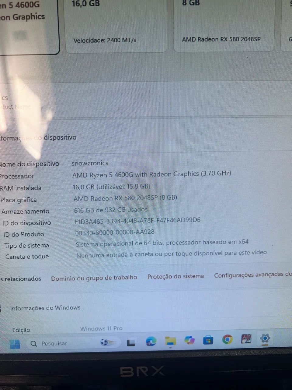 PC Gamer Ryzen 5 4600G  - Foto 5