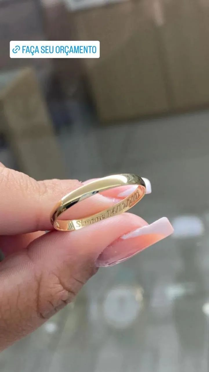 Aliança de Ouro 188k