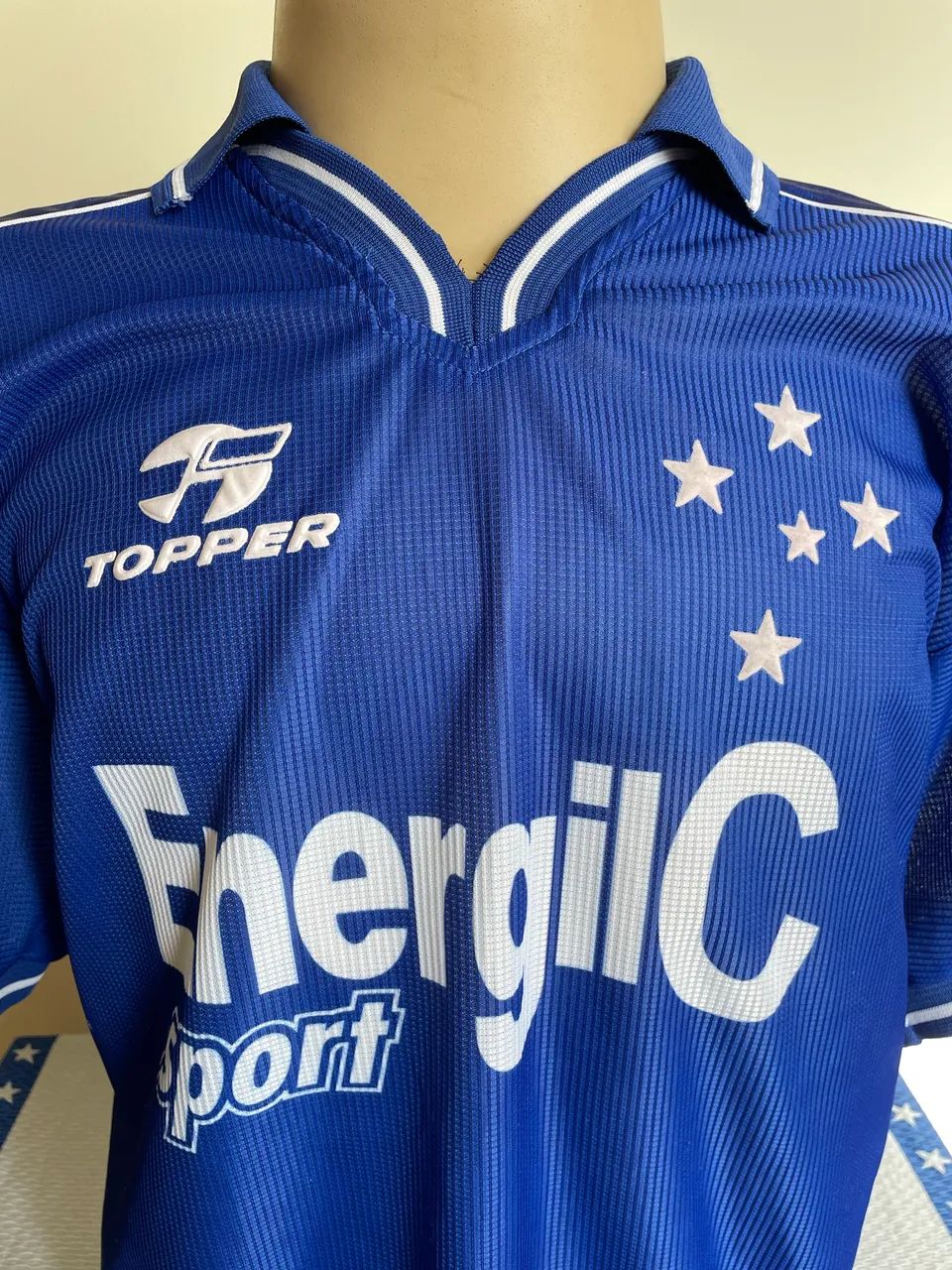 Camisa Cruzeiro Original 1999 Topper - Foto 2